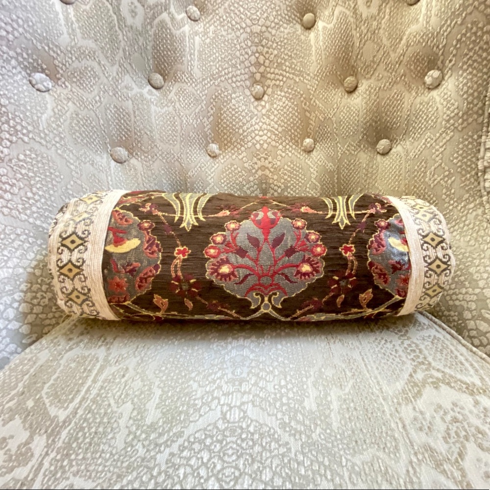 NWOT Chenille bolster pillow cover